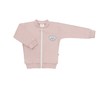 Kojenecká bavlněná mikina New Baby BrumBrum old pink - Růžová