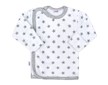 Kojenecká košilka New Baby Classic II šedá s hvězdičkami - Barva nezadána