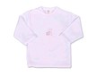 Kojenecká košilka s vyšívaným obrázkem New Baby růžová - Růžová