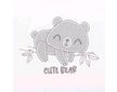 Kojenecké bavlněné body s krátkým rukávem New Baby Cute Bear