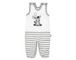 Kojenecké bavlněné dupačky New Baby Zebra exclusive - Bílá