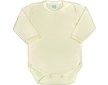 Kojenecké body celorozepínací New Baby Classic béžové - Béžová