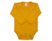 Kojenecké body New Baby Classic II hořčicové - Žlutá