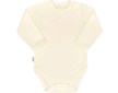 Kojenecké body s dlouhým rukávem New Baby Pastel béžové - Béžová