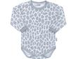 Kojenecké body s dlouhým rukávem New Baby Žirafa - Bílá