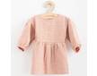 Kojenecké mušelínové šaty New Baby Comfort clothes růžová - Růžová