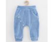 Kojenecké semiškové tepláčky New Baby Suede clothes modrá - Modrá