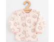 Kojenecký bavlněný kabátek New Baby Biscuits růžová - Růžová
