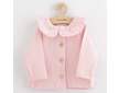 Kojenecký kabátek na knoflíky New Baby Luxury clothing Laura růžový - Růžová