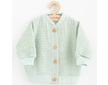 Kojenecký mušelínový kabátek New Baby Comfort clothes šalvějová - Zelená