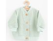 Kojenecký mušelínový kabátek New Baby Comfort clothes šalvějová - Zelená