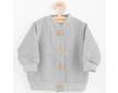 Kojenecký mušelínový kabátek New Baby Comfort clothes šedá - šedá