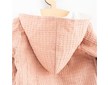 Kojenecký mušelínový overal s kapucí New Baby Comfort clothes růžová