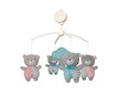 Kolotoč nad postýlku Baby Mix Medvídci přátelé - Multicolor