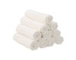 Látkové bavlněné pleny New Baby Softy 80 x 80 cm 10 ks bílé - Bílá