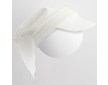 Letní holčičí mušelínový šátek s kšiltem New Baby Elizabeth - Bílá
