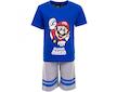 Letní komplet pyžamo Super Mario (1998) - šedo-modrá