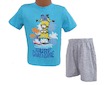 Chlapecké Letní pyžamo, komplet Mimoni (EP2153) - tyrkysová