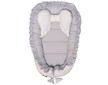 Luxusní hnízdečko pro miminko Belisima Králíček bílo-šedé - šedá