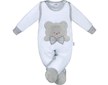 Luxusní kojenecké body s dlouhým rukávem New Baby Honey Bear s 3D aplikací