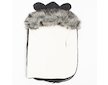 Luxusní zimní fusak s kapucí s oušky New Baby Alex Fleece black