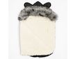 Luxusní zimní fusak s kapucí s oušky New Baby Alex Wool black