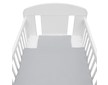Mušelínový set do postýlky s výplní New Baby 100x70 cm světle šedý