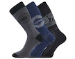 Pánské ponožky Kuba III Boma 3 páry (Bo1190) - černo-šedo-modrá