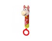 Plyšová pískací hračka s kousátkem Baby Ono koník - Červená