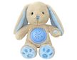 Plyšový usínáček králíček s projektorem Baby Mix modrý - Modrá