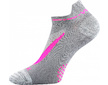Ponožky kotníkové Voxx Rex (Bo2210) - šedo-růžová