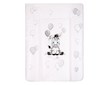 Přebalovací podložka měkká New Baby Zebra bílá 70x50 - Bílá