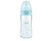 Skleněná kojenecká láhev NUK First Choice 240 ml tyrkysová - tyrkysová