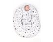 Univerzální kojící polštář ve tvaru C New Baby Hvězdičky šedý