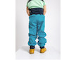 Unuo, Batolecí softshellové kalhoty bez zateplení Basic, Smaragdová Velikost: 92/98