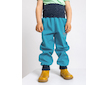 Unuo, Batolecí softshellové kalhoty bez zateplení Basic, Smaragdová Velikost: 98/104