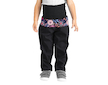 Unuo, Batolecí softshellové kalhoty s fleecem Basic, Černá, Kouzelné květiny Velikost: 80/86