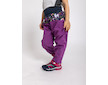 Unuo, Batolecí softshellové kalhoty s fleecem Basic, Ostružinová, Jednorožci Velikost: 80/86