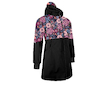 Unuo, Dámský softshellový kabát s fleecem Street, Černá, Kouzelné květiny Velikost: L
