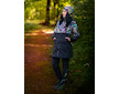 Unuo, Dámský softshellový kabát s fleecem Street, Černá, Podzimní bobule Velikost: M