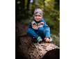 Unuo, Dětská čepice fleecová Homeless, Veselé kopečky Velikost: M (49-52 cm)