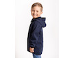 Unuo, Dětská softshellová bunda bez zateplení pružná Basic, Tm. Modročerná Velikost: 110/116