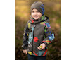 Unuo, Dětská softshellová bunda s fleecem Basic, Khaki, Fantazie Velikost: 128/134