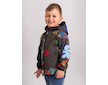 Unuo, Dětská softshellová bunda s fleecem Basic, Khaki, Fantazie Velikost: 158/164