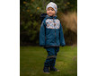 Unuo, Dětská softshellová bunda s fleecem Basic, Kobaltová, Bagry Velikost: 98/104