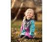 Unuo, Dětská softshellová bunda s fleecem Basic, Multicolor Ostružinová Velikost: 104/110