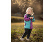 Unuo, Dětská softshellová bunda s fleecem Basic, Multicolor Ostružinová Velikost: 110/116