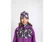 Unuo, Dětská softshellová bunda s fleecem Basic, Ostružinová, Jednorožci Velikost: 128/134