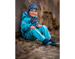 Unuo, Dětská softshellová bunda s fleecem Basic, Sv. Smaragdová, Pejsci Velikost: 104/110