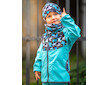 Unuo, Dětská softshellová bunda s fleecem Basic, Sv. Smaragdová, Pejsci Velikost: 116/122